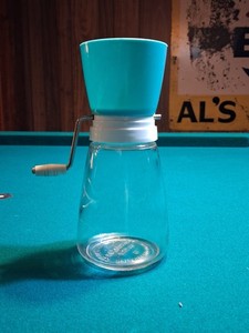 Federal Housewares Fedco Corp Vintage Grinder #2 Blue Top 