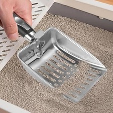 Stainless Steel Cat Litter Scoop,Metal Cat Litter Scoop,Kitty Metal Scooper