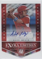 2012 Elite Extra Edition Aspirations Die-Cut Signatures /100 Alex Mejia Auto 0a1