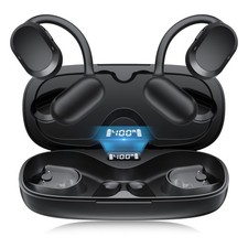 Open Ear Headphones, Open Ear Earbuds, IPX7 Waterproof, Bluetooth 5.3 True Wi...