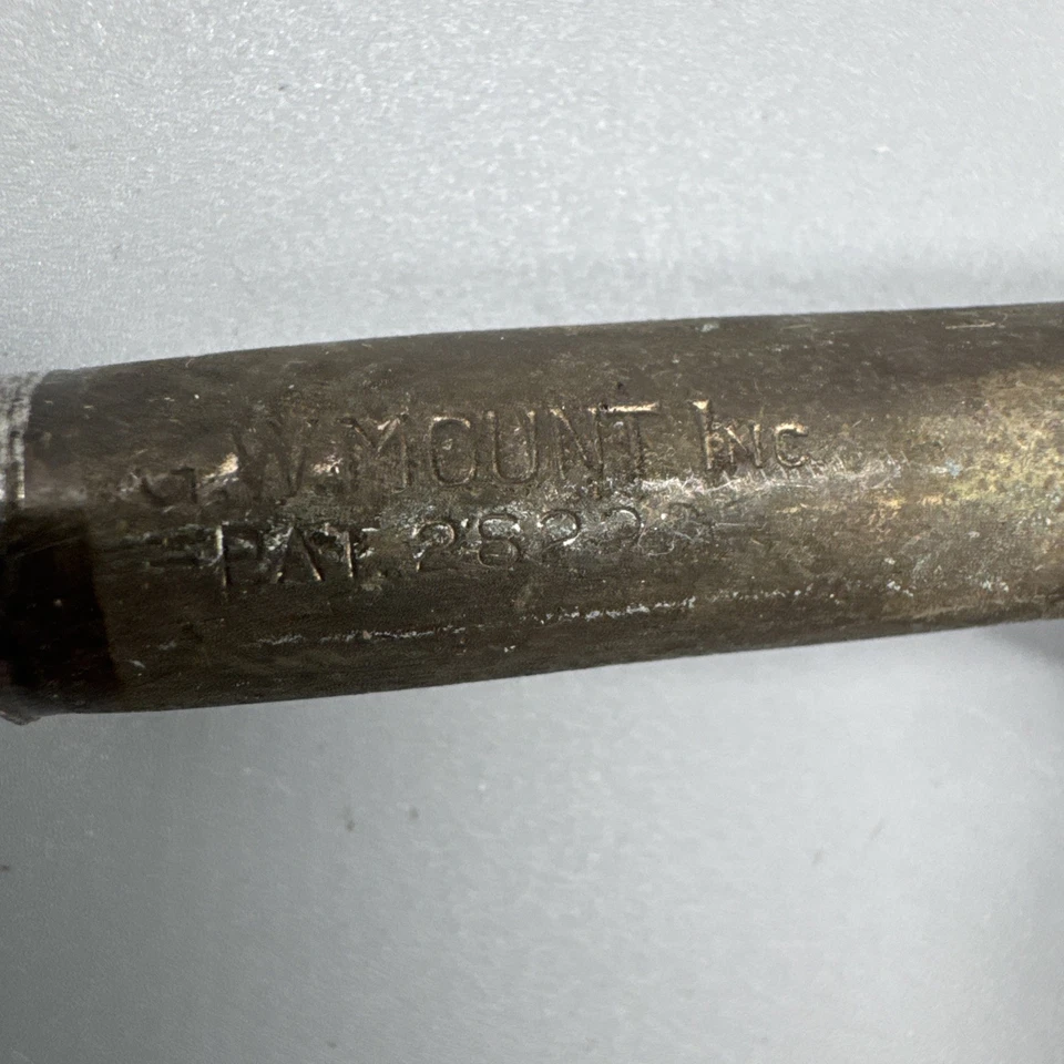 Martelo de latão vintage GW Mount, martelo magnético, martelo vintage - Imagem 2 de 4