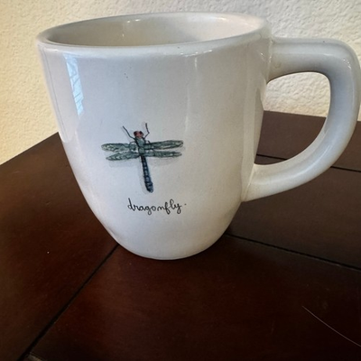 #ad Rae Dunn Dragonfly by Magenta Artisan Collections Coffee Cup Mug Double Sided $16.95