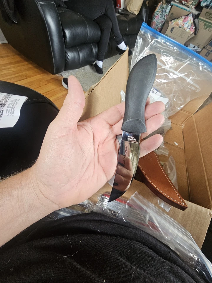 Spyderco Knives - early production looks new - Bill Moran Fixed Blade Knife. - Image 3 of 4