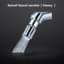 Swivel faucet aerator  Heavy  , Dual-function 2-Flow Sprayer Faucet Head, 360 ...