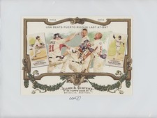2009 Allen & Ginter's Cabinet Box Topper WBC Derek Jeter David Wright HOF b2t