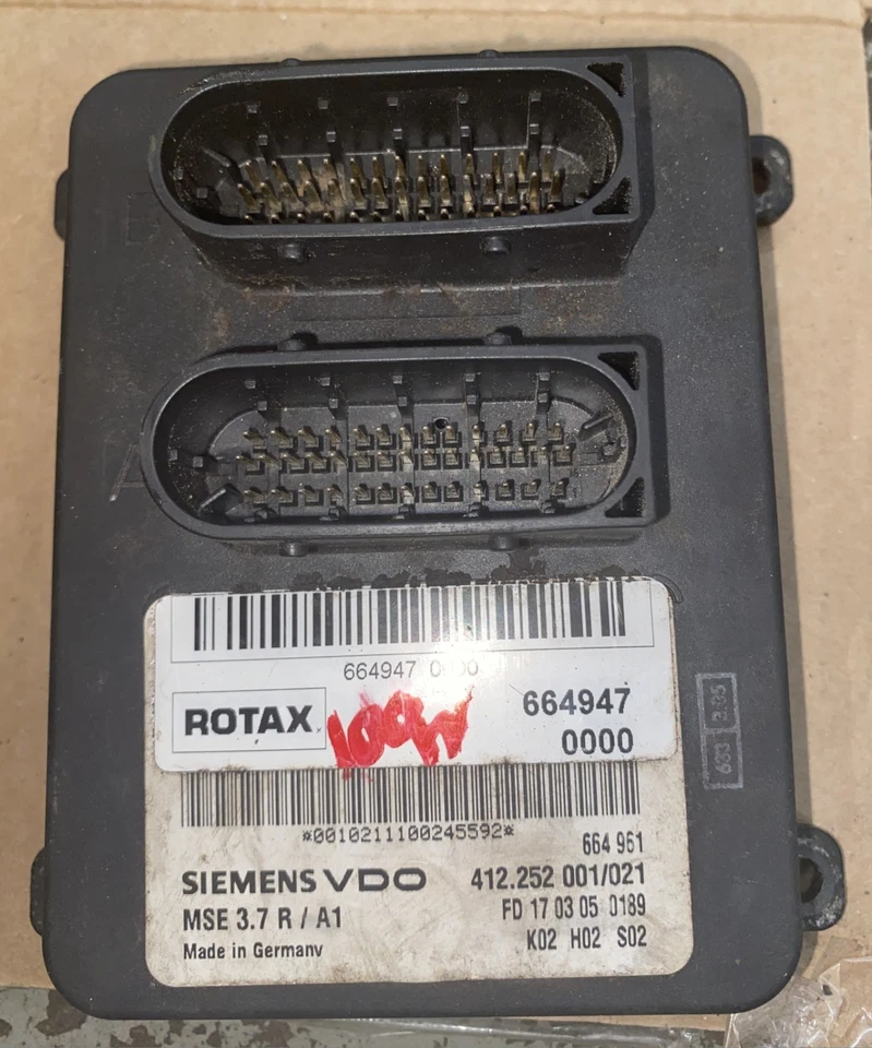 Sea Doo RXP RXT 215 unidad de control electrónico ECU ECM ordenador 420664947 420664942 Foto 2 de 3