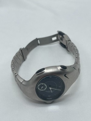 Y2K 2001 Nike Triax Armored Chrono Stainless Steel WR0067