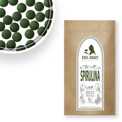 500g BIO Spirulina Algen Tabletten | EDEL KRAUT
