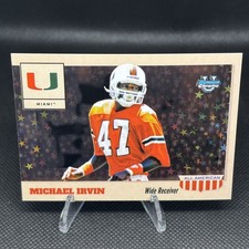 2025 Bowman University Chrome Michael Irvin Miami 1955 All-American Stars /100