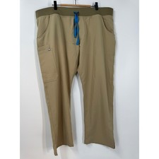 FIGS Technical Collection Kade Cargo Women XXL/P Khaki Tan Scrub Pants T21004P