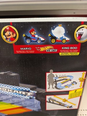 NEW💥Hot Wheels Mario Kart Rainbow Road Race Track Set Factory
