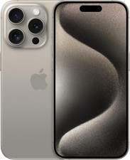 Image of Apple Iphone 15 Pro Max Natural Titanium 256GB Very Good Condition Unlocked