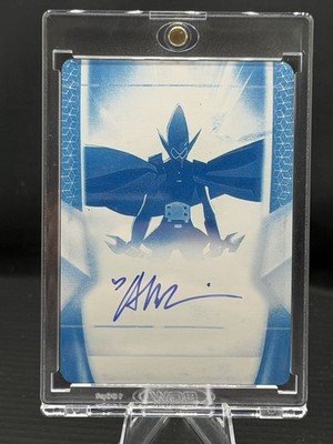 2025 Topps Star Wars Masterwork Alison Brie AM Blue Printing Plate Auto 1/1