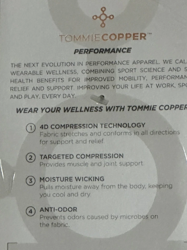2 Tommie Copper Womens Performance Compression Calf Sleeves Large NEW - Image 4 of 4