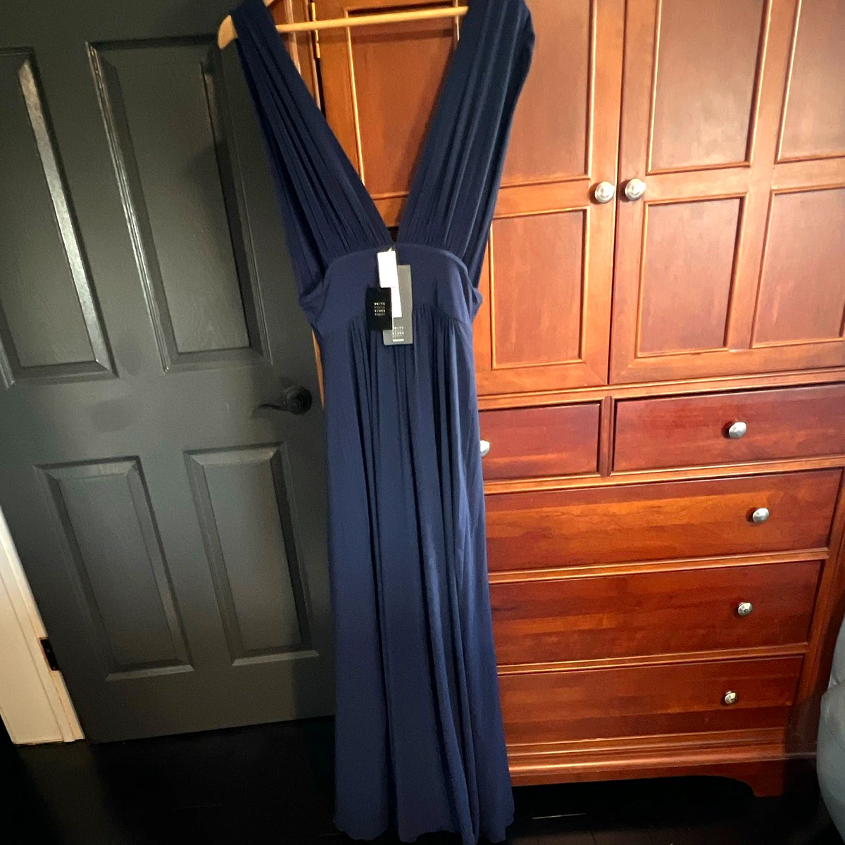 blue dress ebay Maxi Dresses for Women for sale Cut on the bias