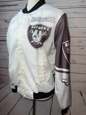 Chalk Line Los Angeles Las Vegas Raiders Oakland Satin Jacket XL