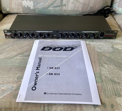 DOD SR834 Active Crossover - Rackmountable - Good Condition w/ Manual - Vintage!
