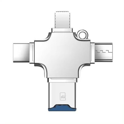 4 In 1 USB 3.0 Flash Drive 128GB Type C Memory Photo Stick for iPhone Android