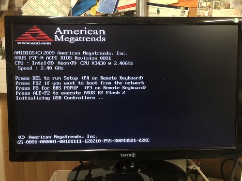 ASUS P7F-M Servermainboard, + CPU Xeon X3430, + 8GB Speicher im Server getestet