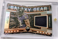 2019 Panini Obsidian Galaxy Gear Relic Ray Lewis #GG-28 Electric Etch Orange /50