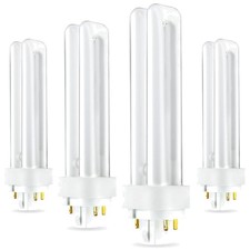 Compact Fluorescent Light Bulb 4 Pack - 18W Cool White
