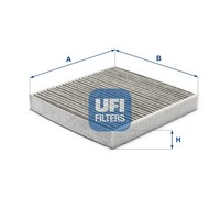 UFI Innenraumfilter 54.122.00 Aktivkohlefilter FüR Renault Laguna VEL BG0 KG0 2