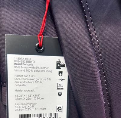 NEW Tumi Voyageur HARRIET 14.25” Nylon Laptop Backpack