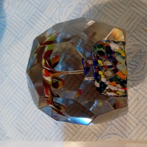 CZECH BOHEMIAN PRISM CUT PAPERWEIGHT - Picture 5 of 13