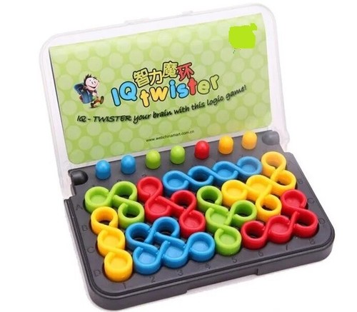 Intelligence Magic Ring Children Adult Desktop Board Game IQ Twister - Picture 2 of 4