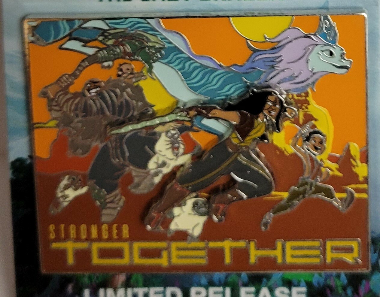 NEW 2021 DISNEY PARKS LIMITED RELEASE RAYA THE LAST DRAGON PIN STRONGER TOGETHER
