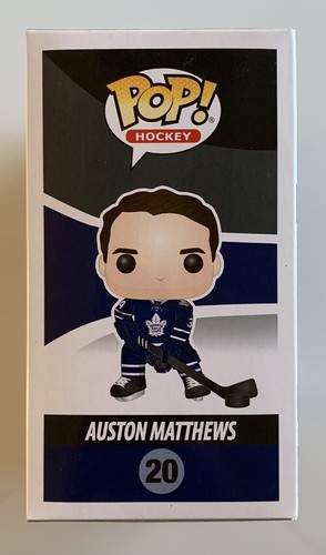 Funko Pop NHL Toronto Maple Leafs Auston Matthews #20 Canada Exclusive - Blue - Picture 4 of 6