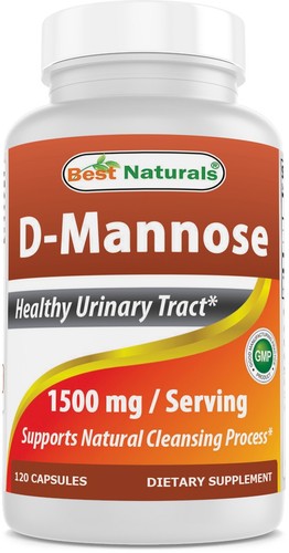 Best Naturals D-Mannose 1500 mg 120 Capsules - 第 1/7 張圖片