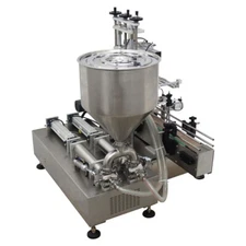 New Double Head 110V Desktop Fully Automatic Paste Filling Machine 100-1000ml