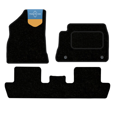 Deluxe Tailored Car Mats – Fits Peugeot 5008 2010–2017 – 3pc Set + 2 Clips