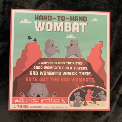 Hand-To-Hand Wombat Board Game By Exploding Kittens New Never played