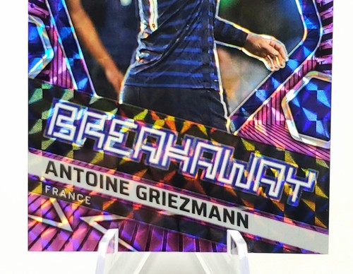Antoine Griezmann /50 2021-22 Mosaico Copa Mundial Francia Púrpura Prizm Breakaway - Imagen 6 de 12