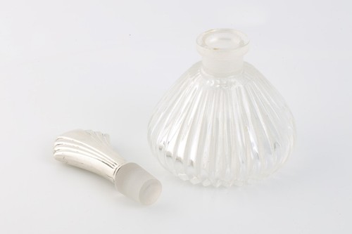 Silver 925 Vintage Towle Symphony Crystal Glass Perfume Bottle (157.10g.) - Picture 3 of 3