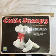 Deluxe Cutie Snaapy PUPPY BATTERY OPERATED DOG TOY Metro TAIWAN Vintage TGY