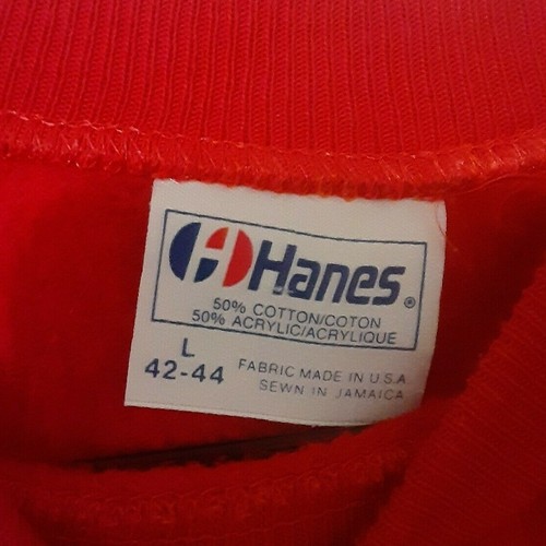 Women's Miami "Mom" Sweatshirt - Size L - Hanes Spellout plaid Spell out red - Picture 3 of 4