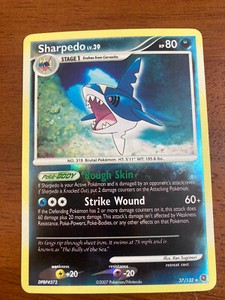 Pokemon Sharpedo Reverse Holo - Secret Wonders pokemon card 37/132