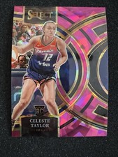 2024 WNBA Panini Select #128 Celeste Taylor Pink Ice Prizm Rookie RC - Mercury 