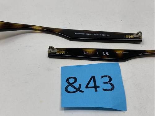 RAY BAN KIDS RJ9052s 152/73 TORTOISE 125mm TEMPLE ARM PARTS &43 - Picture 5 of 5