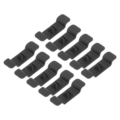 (Black) 10 Pcs Cord Organizer Portable Cable Wrapper Cord Wire Ties For - Photo 5/12