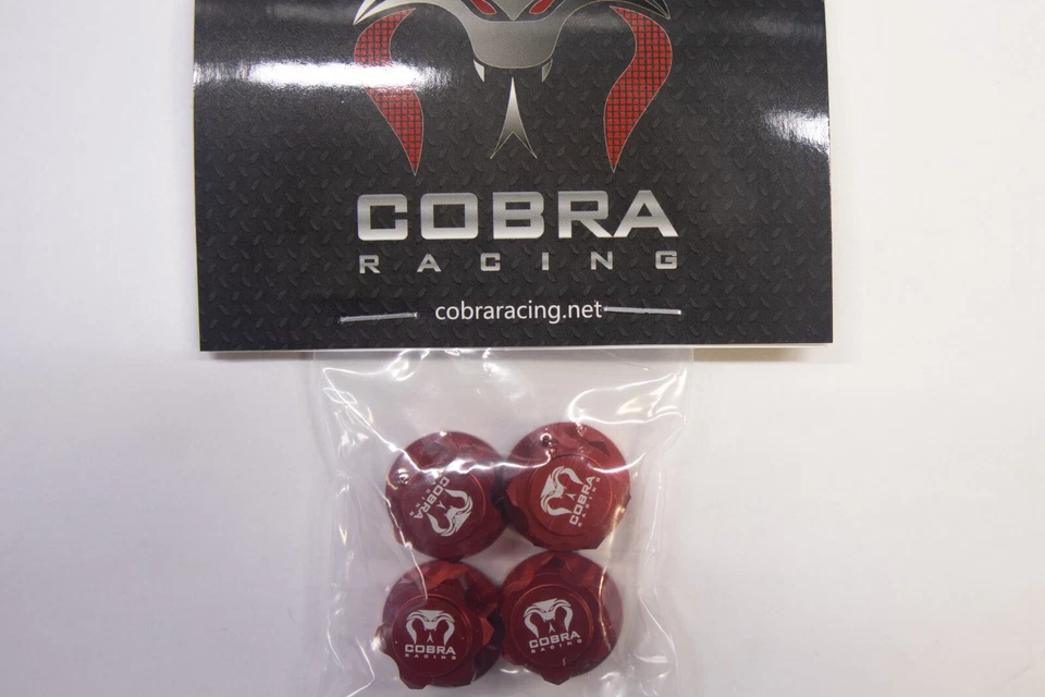 Cobra Racing 17mm Hex Wheel Nut Set – Red Aluminum - Image 4 of 4