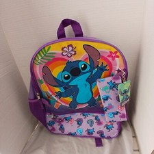 Disney Stitch 16" Backpack with Pencil Case. New 2024