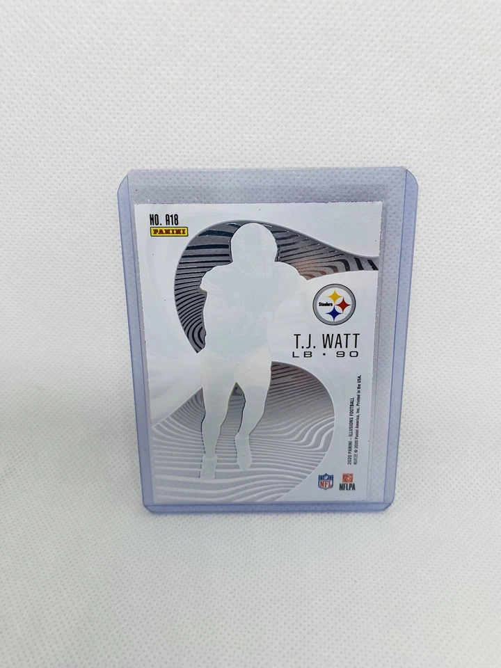 T.J. WATT 2020 PANINI ILLUSIONS ACETATE ASTOUNDING #A18 Pittsburgh Steelers - Image 2 of 2