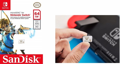 SanDisk micro SDXC 64GB /128GB/ 256GB official Nintendo Switch Memory card -UK - Picture 7 of 15