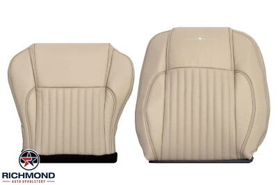 Buick Enclave Driver Side Bottom Leather Seat Cover - Light Cashmere Tan (2008-2012)