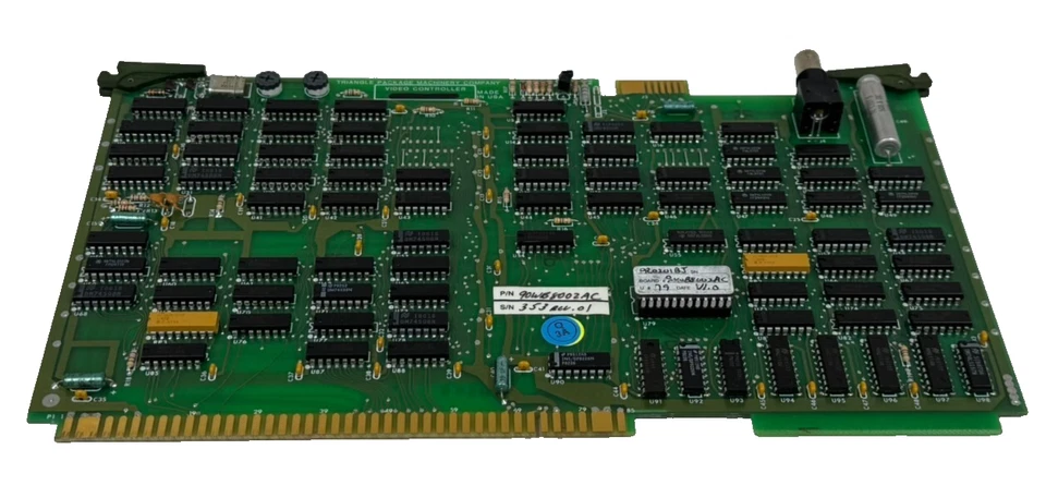 USED TRIANGLE PACKAGE MACHINERY 90WB8002AC VIDEO CONTROL BOARD - Image 2 of 3