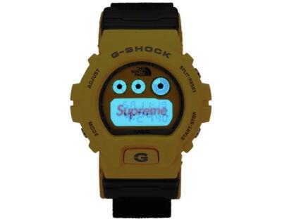 Supreme The North Face G-SHOCK Watch Black White Yellow Supreme The North Face G-SHOCK Watch Black White Yellow